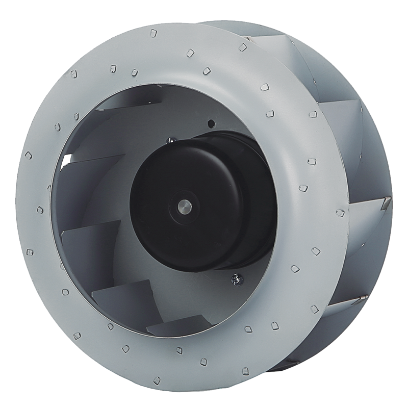 EC Radyal Fan (geriye eik 250 mm)