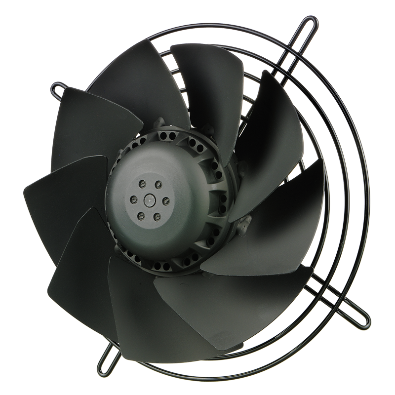 AC Aksiyal Fan (kaynaklı ø 200 mm, 9 blades)