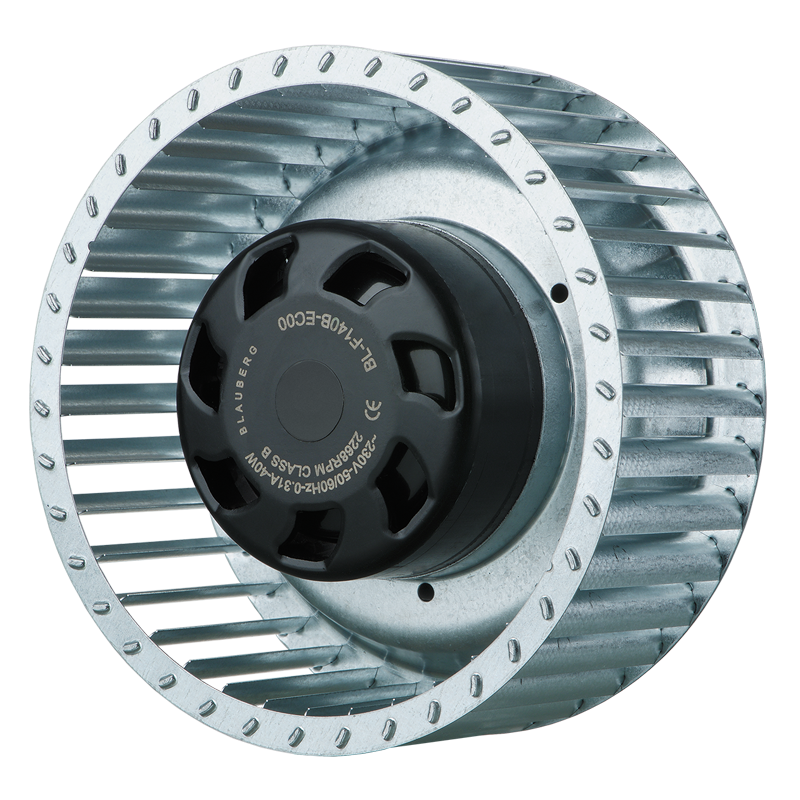 EC Radyal Fan (ileri eğik ø140 mm)